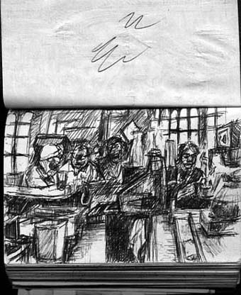 Apen drawing of the Rainbo Club